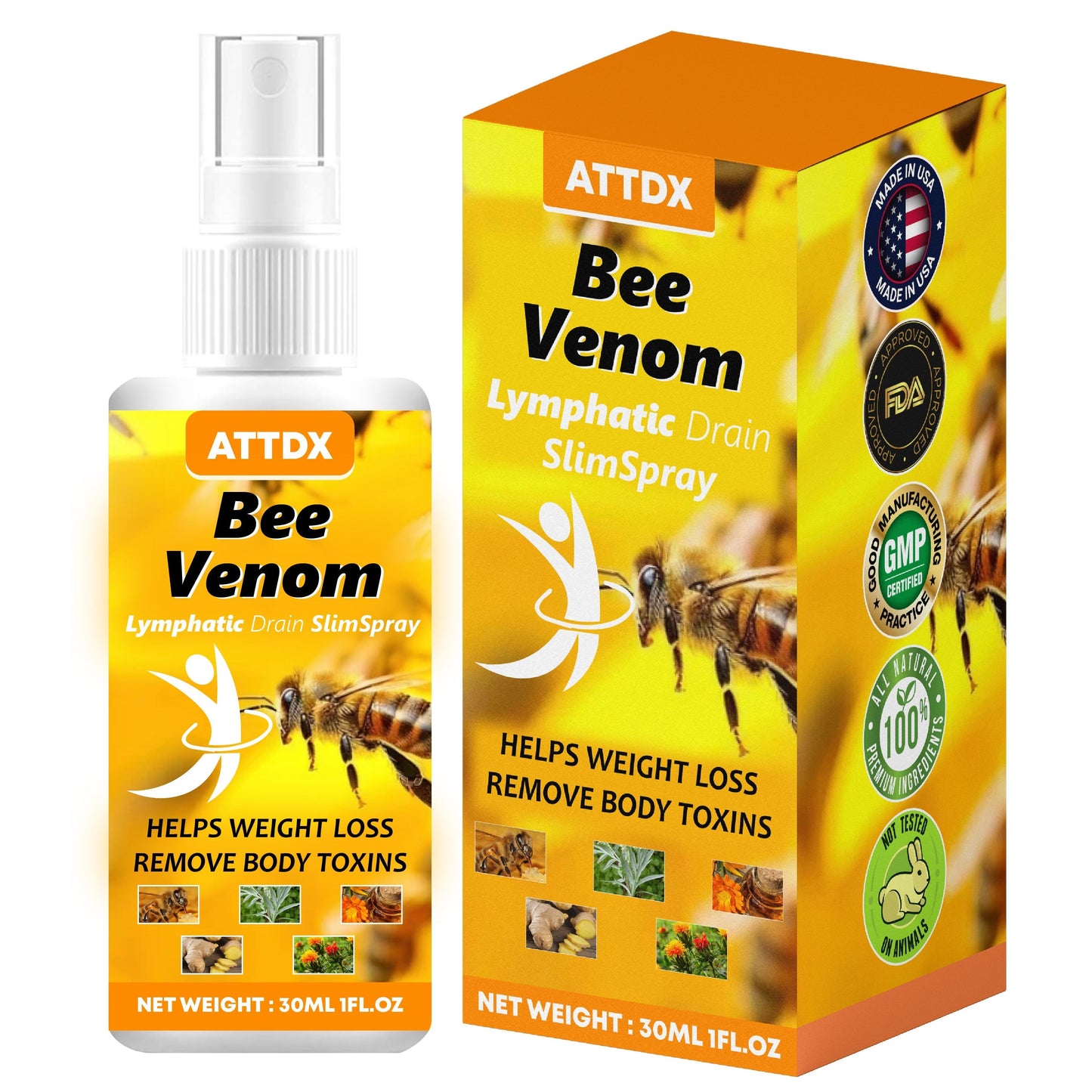 Bee Venom LymphaticDrain SlimSpray