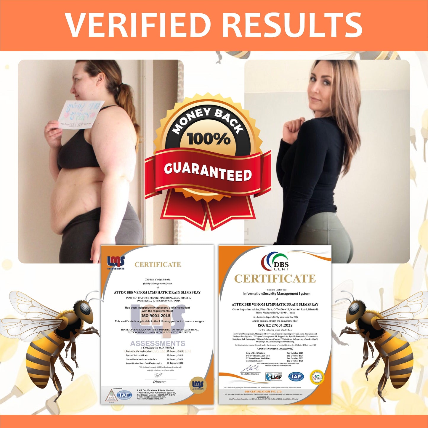 Bee Venom LymphaticDrain SlimSpray
