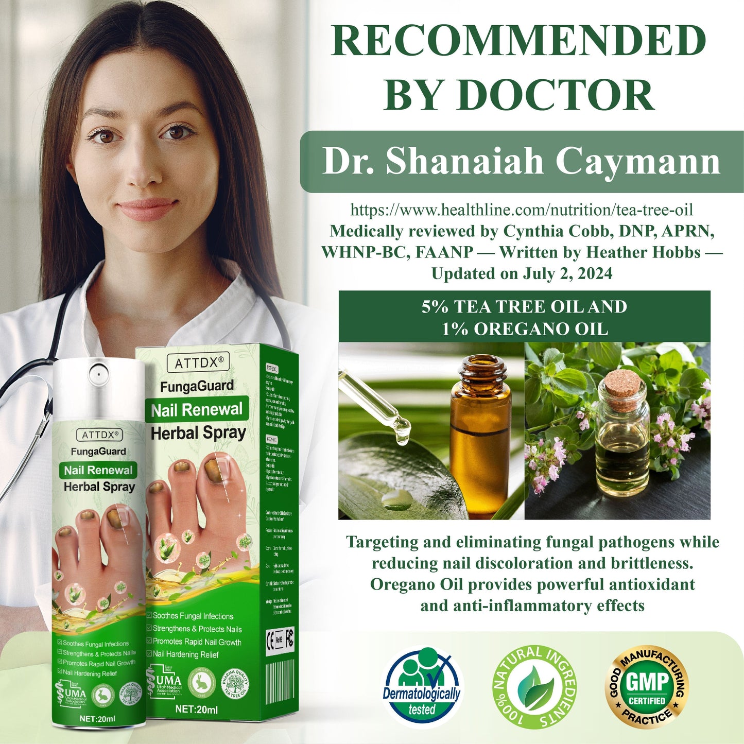 ATTDX® FungaGuard Nail Renewal Herbal Spray