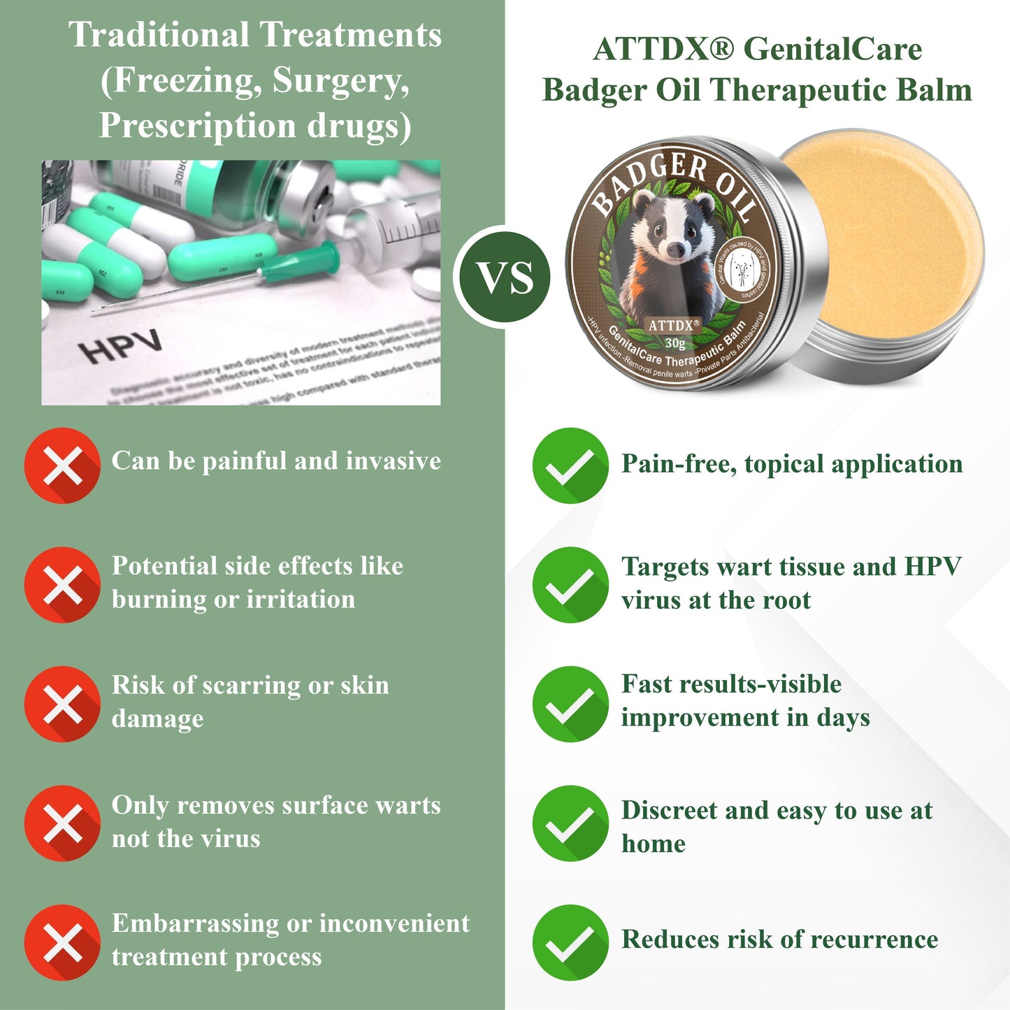 ATTDX® GenitalCare Badger Oil Therapeutic Balm