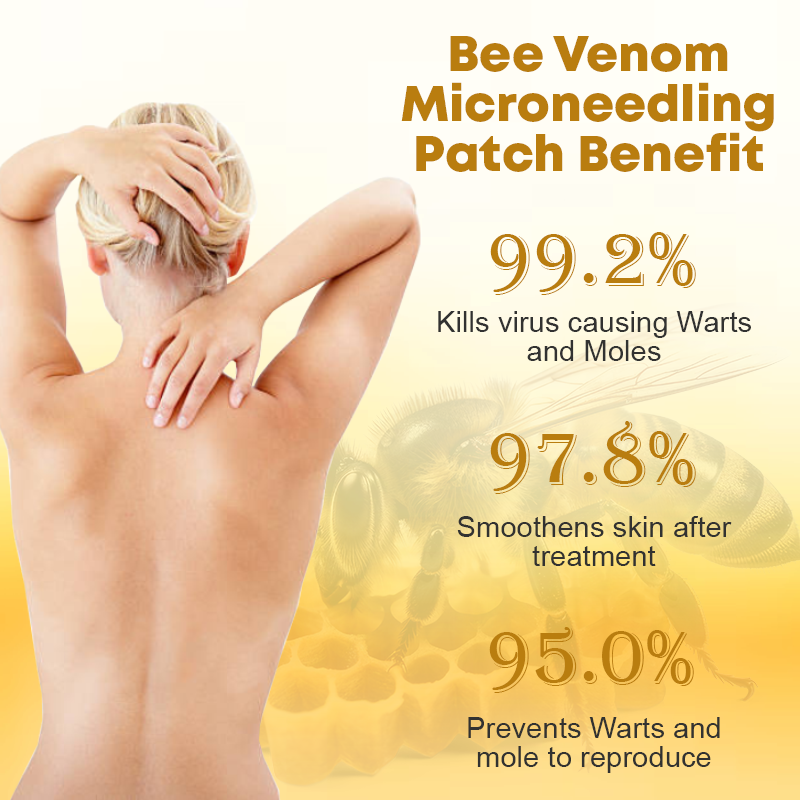 MoleClear Microneedle BeeVenom Patch