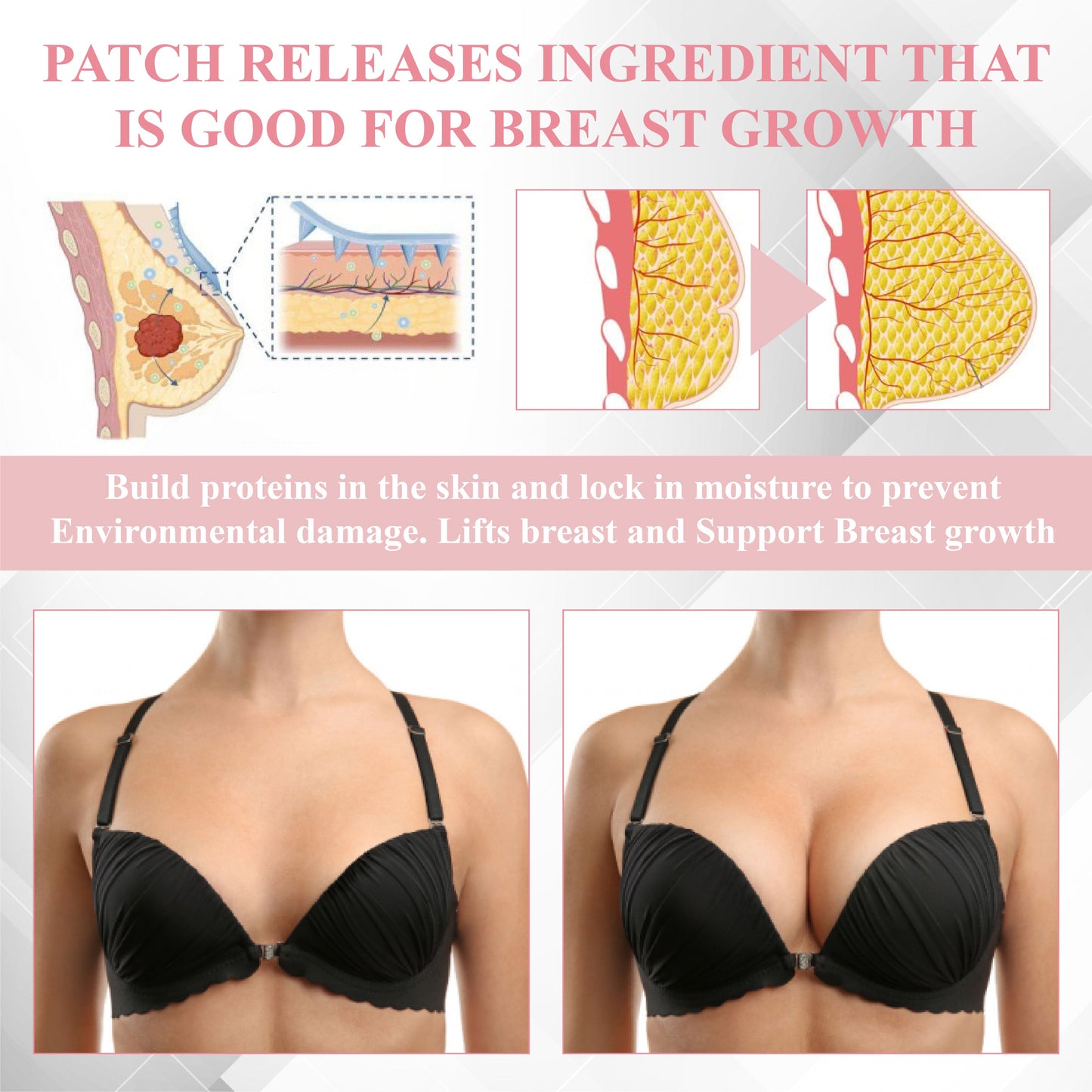 ATTDX® BoobLift+ NanoFirm Peptide Patches