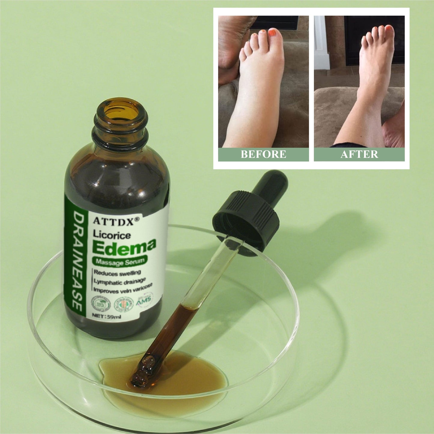ATTDX® DrainEase Licorice Edema Massage Serum
