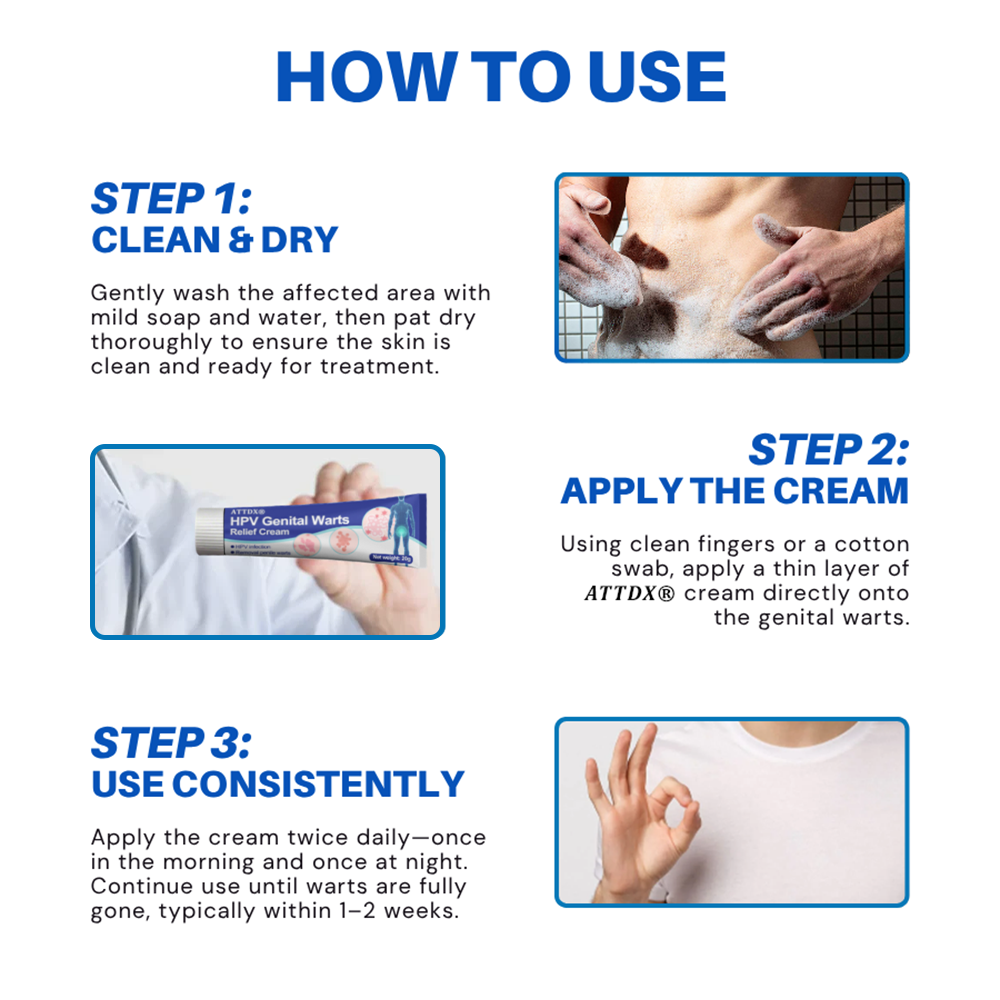 ATTDX® HPV Genital Warts Relief Cream 2