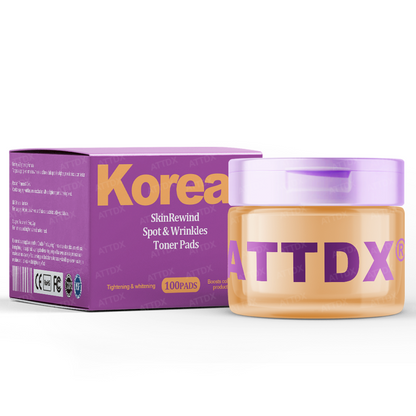 ATTDX® Korean SkinRewind Spot & Wrinkles Toner Pads