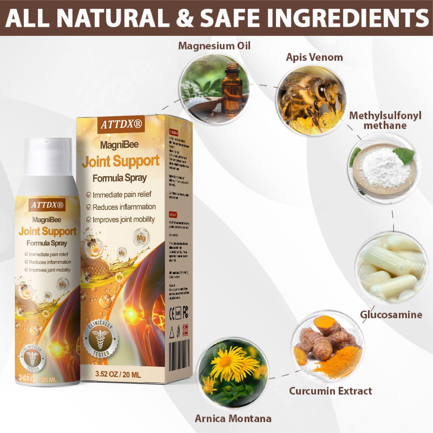 ATTDX® MagniBee Joint Support Formula Spray