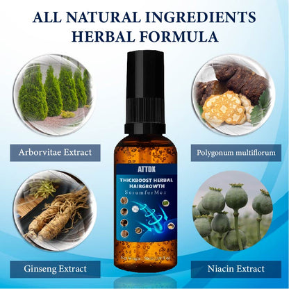 ThickBoost Herbal HairGrowth Serum for Men